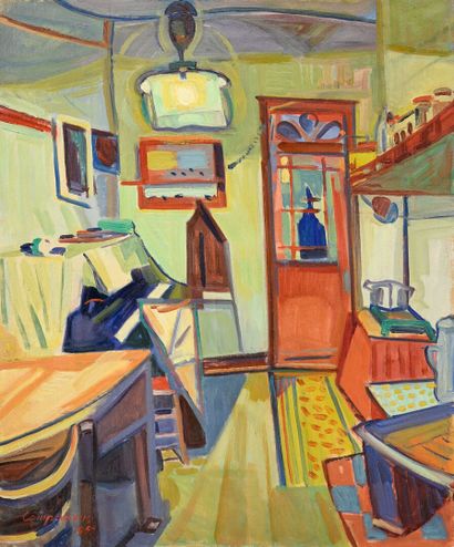 Manuel CAMPS-VICENS (1906-1986) 
Interior...