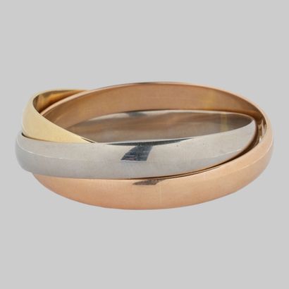 CARTIER Bracelet CARTIER
Bracelet "Trinity" or 750 millièmes formé de trois joncs...