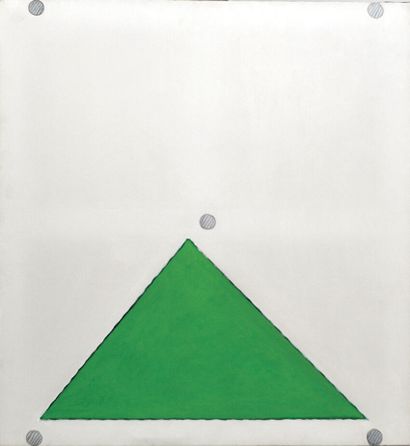 Martin BARRE 1924-1983 « 82-84-88x82 » - Acrylique sur toile