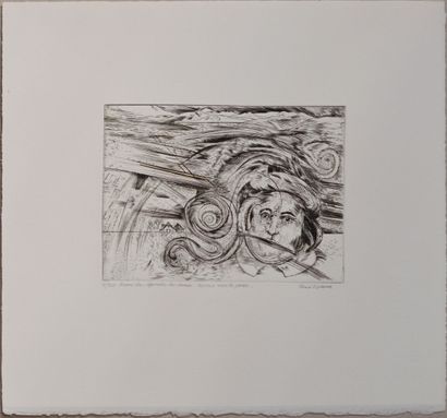 null René IZAURE (1929 - 2014)
Dans la spirale du temps - Back to the past
Engraving...
