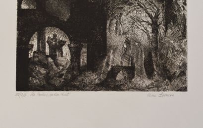 null René IZAURE (1929 - 2014)
Les Portes de la Nuit
Engraving numbered 10/30, titled...