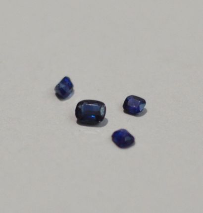 null 4 sapphires on paper for 2.02 carats