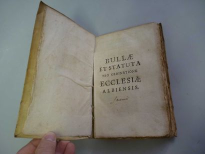 null ALBI] Bullae et statutae pro ordinatione ecclesiae Albiensis. Pontificale pour...