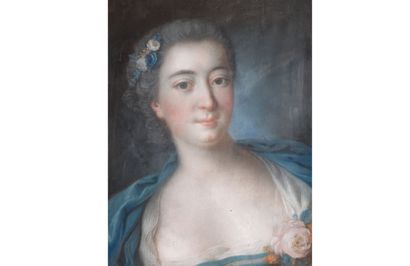  School of François Boucher (French, 1703 1770) 
Portrait of a woman

Pastel.

Height... Gazette Drouot