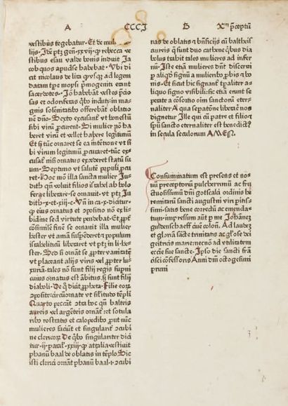 null HOLLEN GOTSCHALCUS. PRAECEPTORIUM DIVINAE LEGIS. Cologne Guldenschaff, 1481....