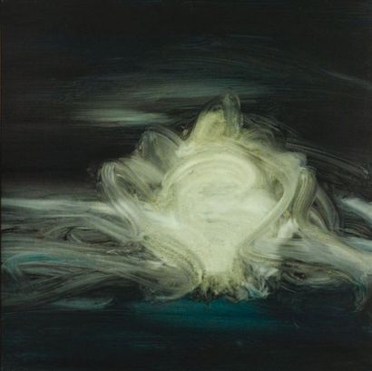 FRÉDÉRIC BENRATH (né en 1930) Composition Huile sur toile. 100 x 100 cm
