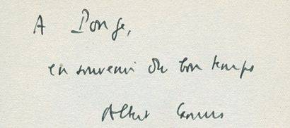 CAMUS Albert LETTRES À UN AMI ALLEMAND. Paris, Gallimard, 1945 ; in-12 broché. Édition...