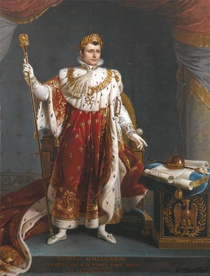 C. de VILLERS (actif à la fin du XVIIIe et au début du XIXe siècle) Napoléon en costume...