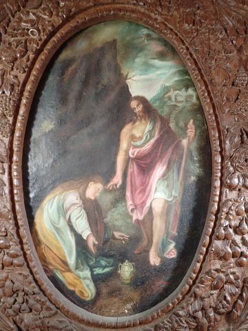null C. LALOUZ (XXe siècle). "L'Apparition du Christ à Marie-Madeleine après la Résurrection"....