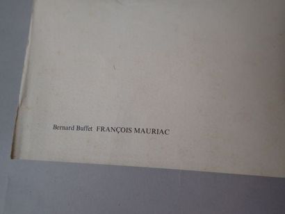 null Bernard BUFFET (1928-1999) "Portrait de François Mauriac" 1966, reproduction...