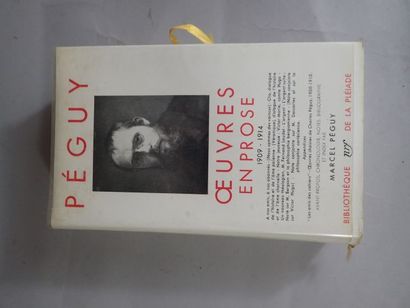 null Bibliothèque de LA PLEIADE. Charles PEGUY. "Œuvres en prose 1910-1914". 1 volume,...