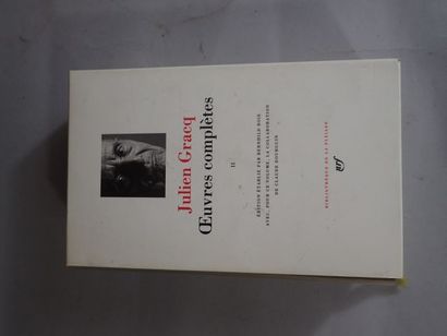 null Bibliothèque de LA PLEIADE. Julien GRACQ. "Œuvres complètes" Tome II. 1 volume...