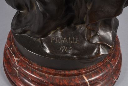 null Jean-Baptiste PIGALLE (1714-1785), d’après. « Mercure attachant ses talonnières...