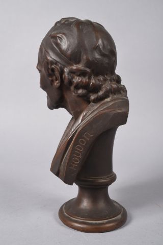 null Jean-Antoine HOUDON (1741-1828), d'après. "Portrait en buste de Voltaire". Epreuve...