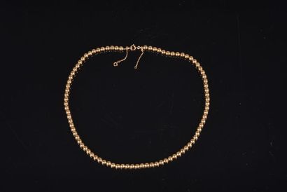 null Collier de perles d'or (Pds 16g)