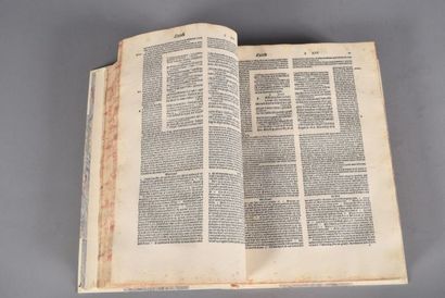 null Bible de Paganinus de Paganinis et dédiée au cardinal François Piccolhemineo...