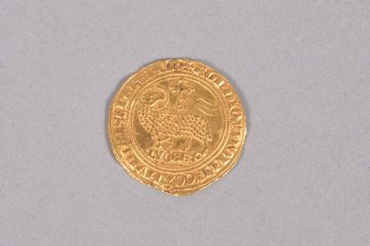 null Louis X le Hutin (1314-1316). Agnel d'or. Poids : 4,10 g. (légèrement défor...