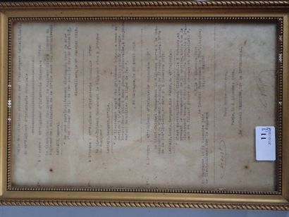 null Lot : Copie des Citations du sergent LANDAIS louis du 43e R.I.C en 1915. Une...