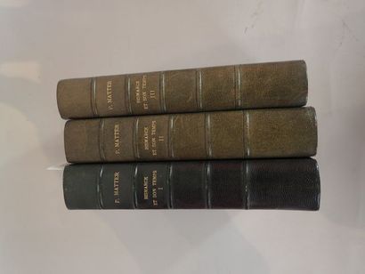 null Paul MATTER. "Bismarck et son temps". Paris, Félix Alcan, 1905. 3 volumes In-8...