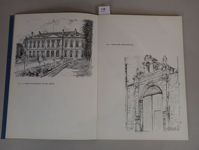null Roland IROLLA, "Promenade dans Châlons", illustrée de 62 dessins originaux de...
