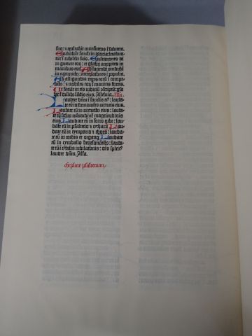 null BIBLIA SACRA Nazarinea s.l.n.d. Deux volumes in-folio, veau rose, filets dorés...