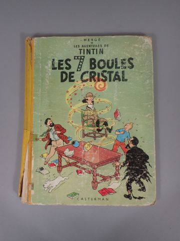 null [BD] HERGE : « Les aventures de Tintin ». Ed. Casterman. Lot de 21 albums :
-Tintin...