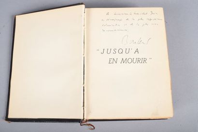 null Maréchal JUIN. Deux livres provenant de la bibliothèque du Maréchal Alphonse...