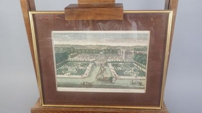 null Nicolas de Poilly, "Vue et perspective du Canal, des Jardins du château de Chantilly",...