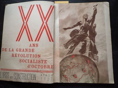 null "L'URSS en construction", revue de propagande soviétique en langue française,...