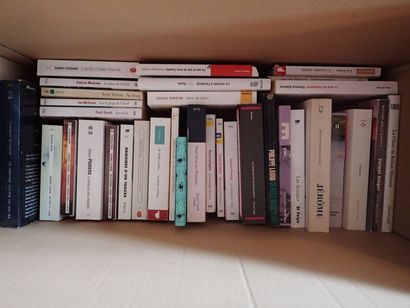 null LIVRES - ROMANS CONTEMPORAINS. Important lot de livres brochés en carton comprenant...