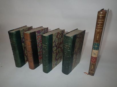null *Lot de 8 volumes sur Napoléon Ier comprenant : 

- Henry HOUSSAYE. "1814",...