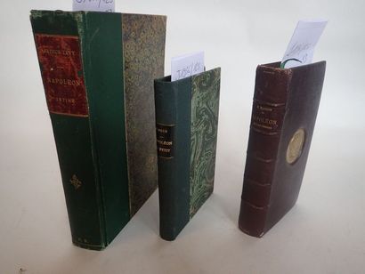 null *Lot de 3 volumes sur Napoléon Ier comprenant : 

- Frédéric Masson. "Napoléon...