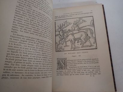 null Jacques du Fouilloux " La venerie" Angers Charles Lebossé. 1844 1 vol in-4 demi...