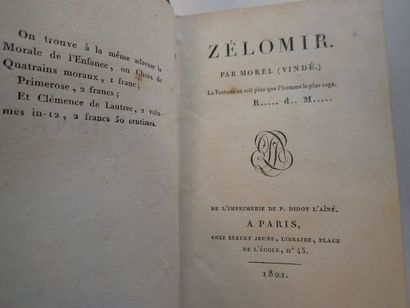 null *Lot de deux ouvrages : Lettres d'une péruvienne de Madame de Grafigny, Tome...
