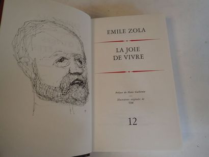 null Emile ZOLA. Œuvres complètes, Fasquelle Editeurs, Paris. Ensemble de 24 vol....