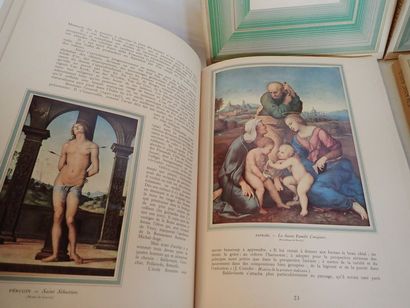 null Roger et Jacques BASCHET, lot de 4 volumes brochés : "La Peinture asiatique,...