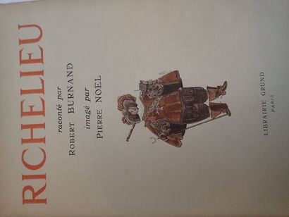 null Burmand et Noel - Richelieu. Paris, Grund, vers 1950. Un volume in folio (Etat...