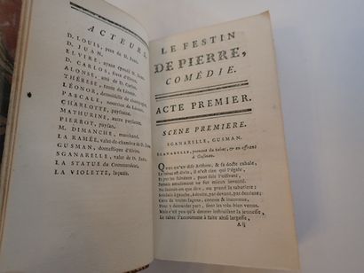 null Chefs-d’œuvres dramatiques de P. & T. Corneille, Londres, 1783, in-18 veau marbré,...