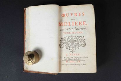 null *MOLIERE. "Œuvres de Molière", chez Lebreton, 1760, Paris, Nouvelle édition....