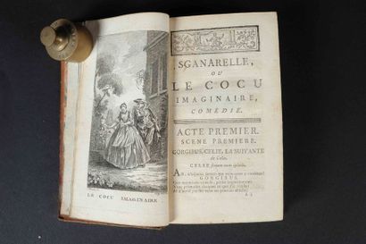 null *MOLIERE. "Œuvres de Molière", chez Lebreton, 1760, Paris, Nouvelle édition....