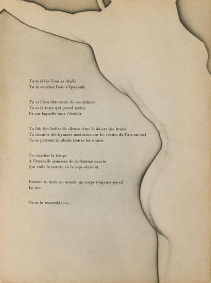  ELUARD (Paul) - MAN RAY. Facile. Paris, G.L.M., 1935. Petit in-4° en ff. Couverture... Gazette Drouot