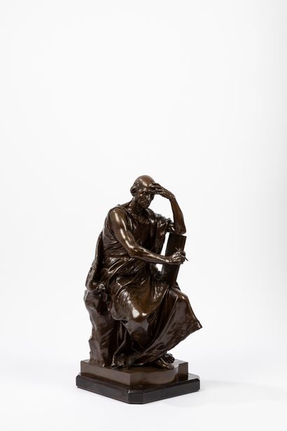Paul DUBOIS Paul Dubois (Nogent-sur-Seine 1829-Parigi 1905) - Le philosophe

sculpture... Gazette Drouot