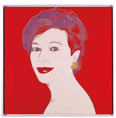 ANDY WARHOL (Pittsburgh 1928–1987 New York) 
Portrait of a Lady, 1983, signed, dated... Gazette Drouot