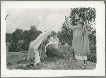 LE MARIAGE DE L'AMOUR, S.C.A.G.L. SEPT PHOTOGRAPHIES ORIGINALES, 1913. 13 x 18 c...
