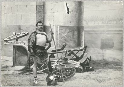 MARTYRS CHRETIENS, Pathé-Frères. PHOTOGRAPHIE ORIGINALE, 1905. 11,6 x 16,7 cm, s