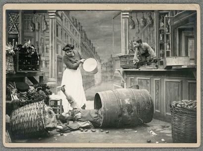 POULET EMPOISONNE, Pathé-Frères. PHOTOGRAPHIE ORIGINALE, 1906. 12,9 x 17,8 cm, s...