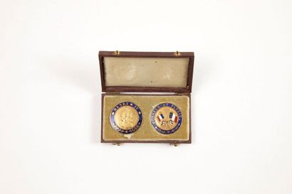 Ordre de la Légion d'honneur, fondé en 1802, paire de centres d'un bijou de gran
