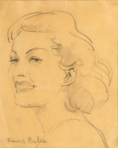 Francis PICABIA (1879-1953) Francis PICABIA (1879-1953)

Portrait de femme, vers... Gazette Drouot
