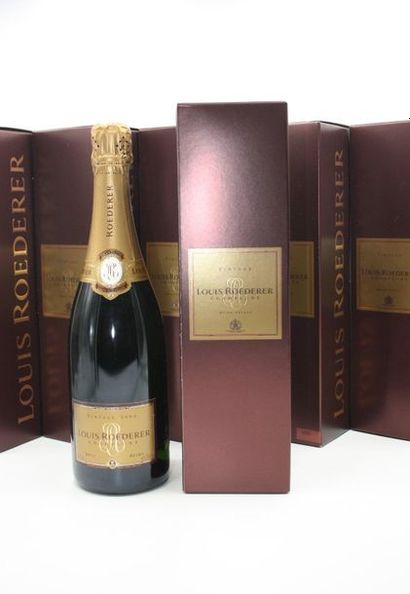 null 6 bouteilles

Champagne Louis Roederer Brut 2004 coffrets individuels, carton...