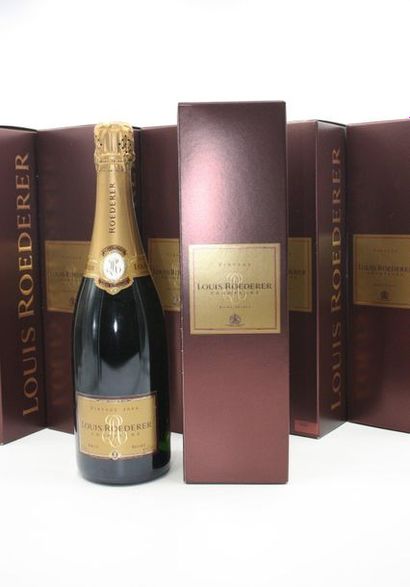 null 6 bouteilles

Champagne Louis Roederer Brut 2004 coffrets individuels, carton...